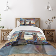 Historical Tower Bridge Bedspread Set