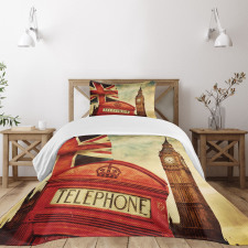 Big Ben England London Bedspread Set