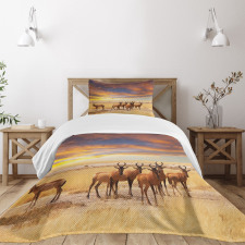 Tropical Animal Bedspread Set