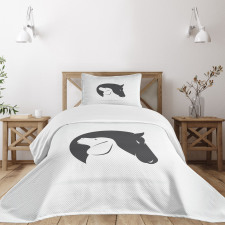 Dog Horse Friend Bedspread Set