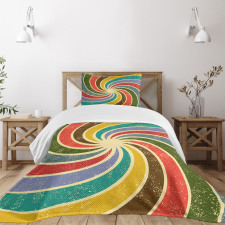 Nostalgic Spiral Bedspread Set