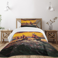 Cruise Ship Sun Bedspread Set