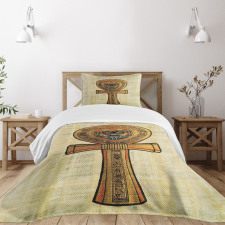 Antique Culture Sign Bedspread Set