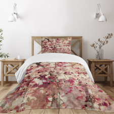 Cherry Blossoms Floral Bedspread Set