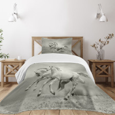 Horse Freedom Theme Bedspread Set
