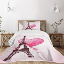 Romance Love Art Bedspread Set