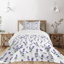 Watercolor Art Plant Bedspread Set