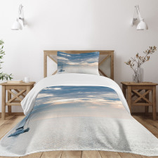 Sailing Yacht Sunset Bedspread Set