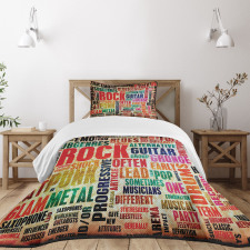 Music Rock 'n' Roll Poster Bedspread Set