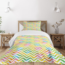 Colorful Geometrical Bedspread Set