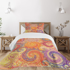 Grunge Sun Boho Bedspread Set