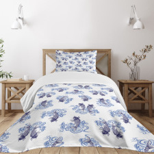 Japanese Style Carp Bedspread Set