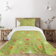 Bluebell Flowers Bedspread Set