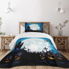 Moon Pumpkins Bedspread Set