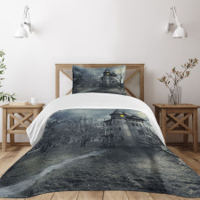 Gothic Haunted House Bedspread Set