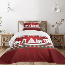 Winter Theme Tree Bedspread Set