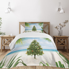 Holiday Party Tree Bedspread Set