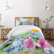 Spring Blossom Bedspread Set