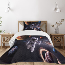 Planets Galaxies Bedspread Set