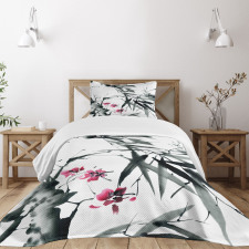 Natural Spring Buds Bedspread Set