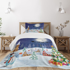 Winter Landscape Bedspread Set