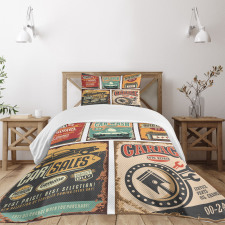 Grunge Funk Style Bedspread Set