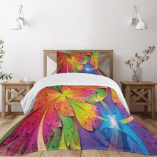 Vibrant Colored Pattern Bedspread Set