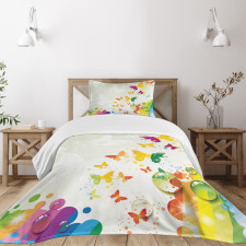 Butterfly Festival Art Bedspread Set