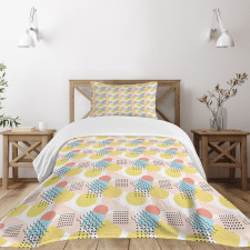 Unusual Trippy Lines Bedspread Set