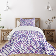 Purple Retro Bedspread Set