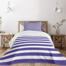 Navy Nautical Marine Bedspread Set