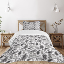 Oriental Florets Leaf Bedspread Set