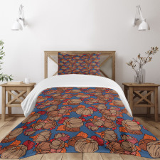 Funk Art Flower Pattern Bedspread Set