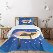 Baby Kids Cat Bedspread Set