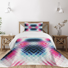 Geometric Lines Angle Bedspread Set