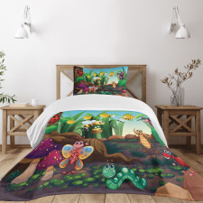 Butterfly Bee in Exotic Bedspread Set