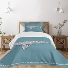 Embellish Whale Bedspread Set