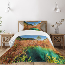 Idyllic Autumn Season Bedspread Set