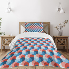 Mosaic Geometric Art Bedspread Set