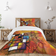 Geometric Image Bedspread Set