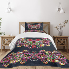 Ornate Paisley Features Bedspread Set