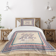 Inspirational Aztec Art Bedspread Set