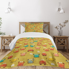 Star and Shells Pattern Bedspread Set
