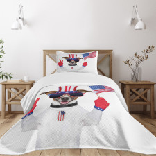 Funny House Pet Bedspread Set