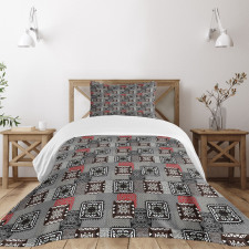 Aztec Ornament Lace Bedspread Set