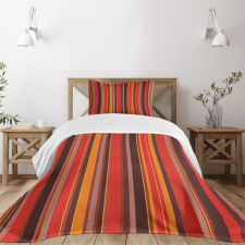 Tiny and Thick Lines Bedspread Set