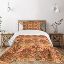 Mask Motif  Bedspread Set