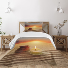 Meditation Yoga Candle Bedspread Set