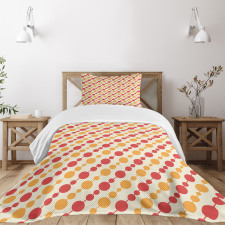 Big Small Dots Chain Bedspread Set