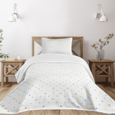 Small Pastel Polka Dots Bedspread Set